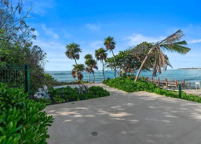 Skies Private Terrace W Jacuzzi W Sea Views Walk To Akumal