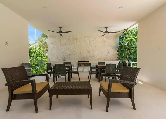Skies Private Terrace W Jacuzzi W Sea Views Walk To Appartement Akumal